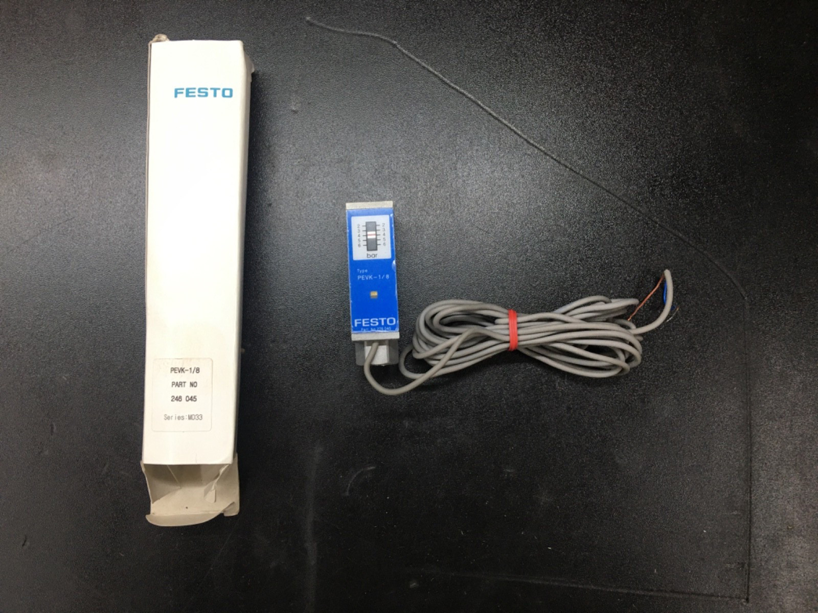 NEW IN BOX Genuine FESTO PEVK-1/8 Pressure Switch FAST SHIP FROM USA!