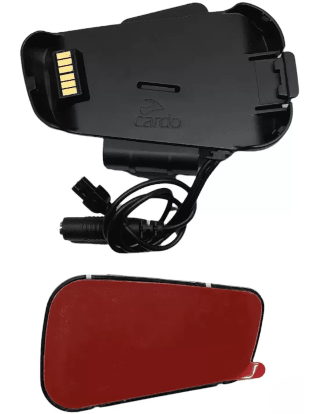 Cardo PackTalk- Bold - Black control unit support cradle complete with adhesive