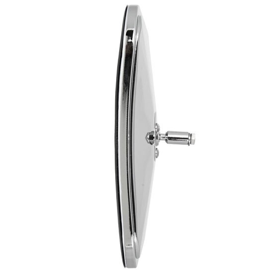 Chrome Steel Rectangle Flat Spot Mirror W/ Center Mount