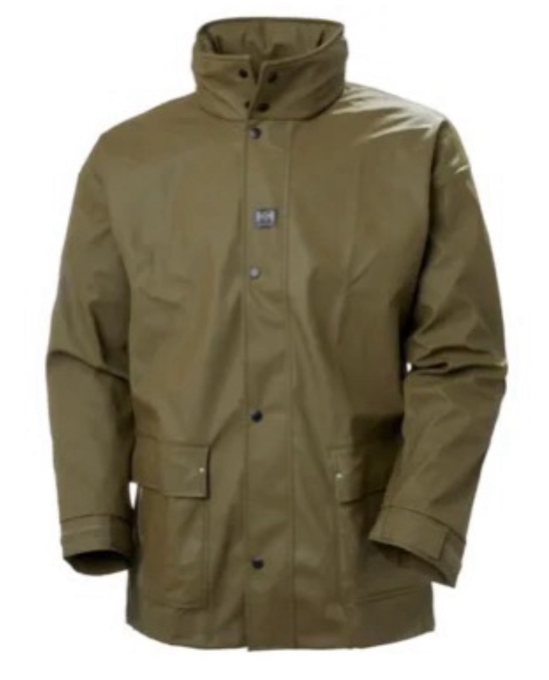 Helly Hansen Impertech Jacket 70148 Green Brown Large HOODED