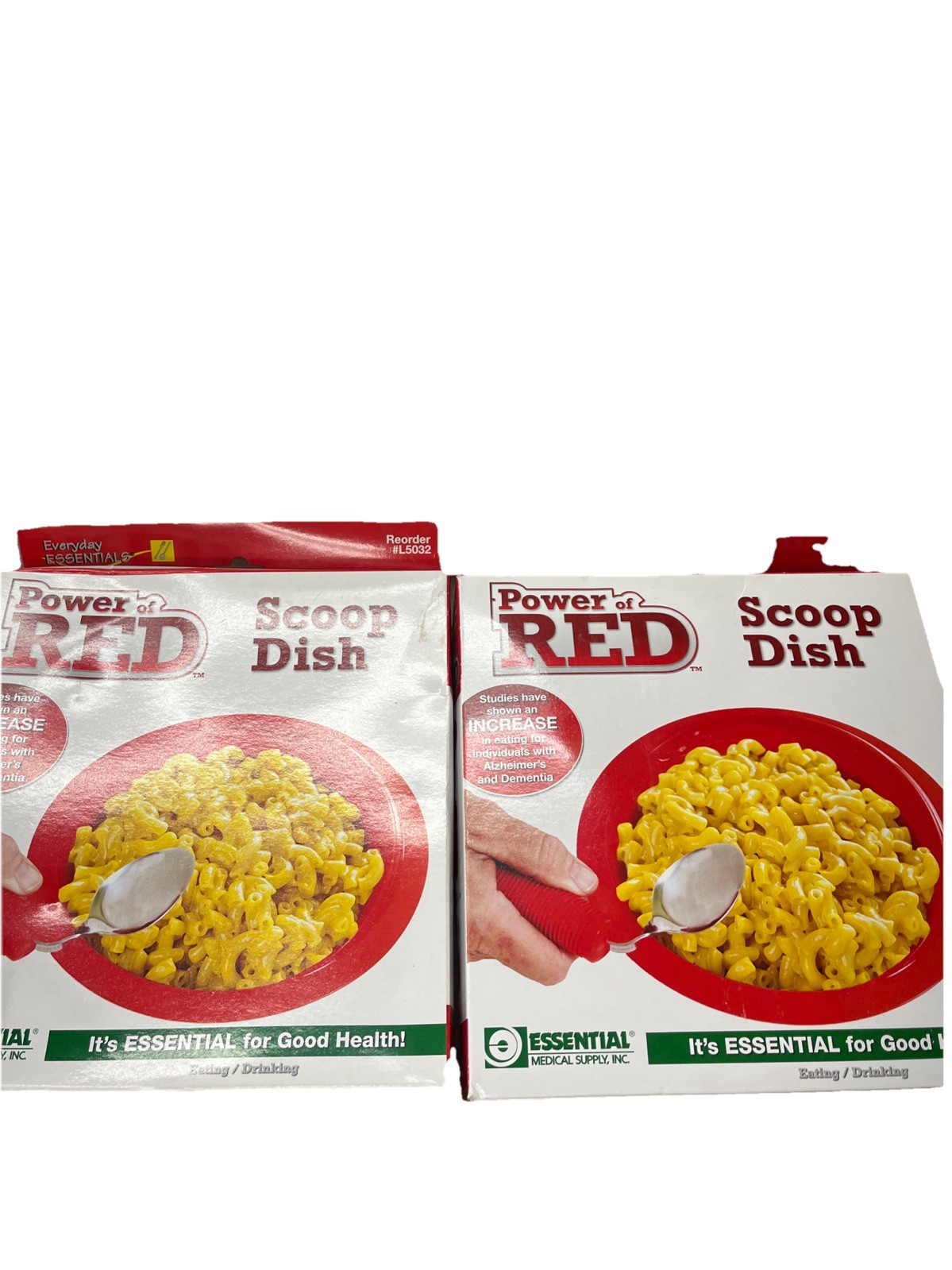 Essential Medical Supply Power of Red Scoop Dish for Alzheimers and Dementia