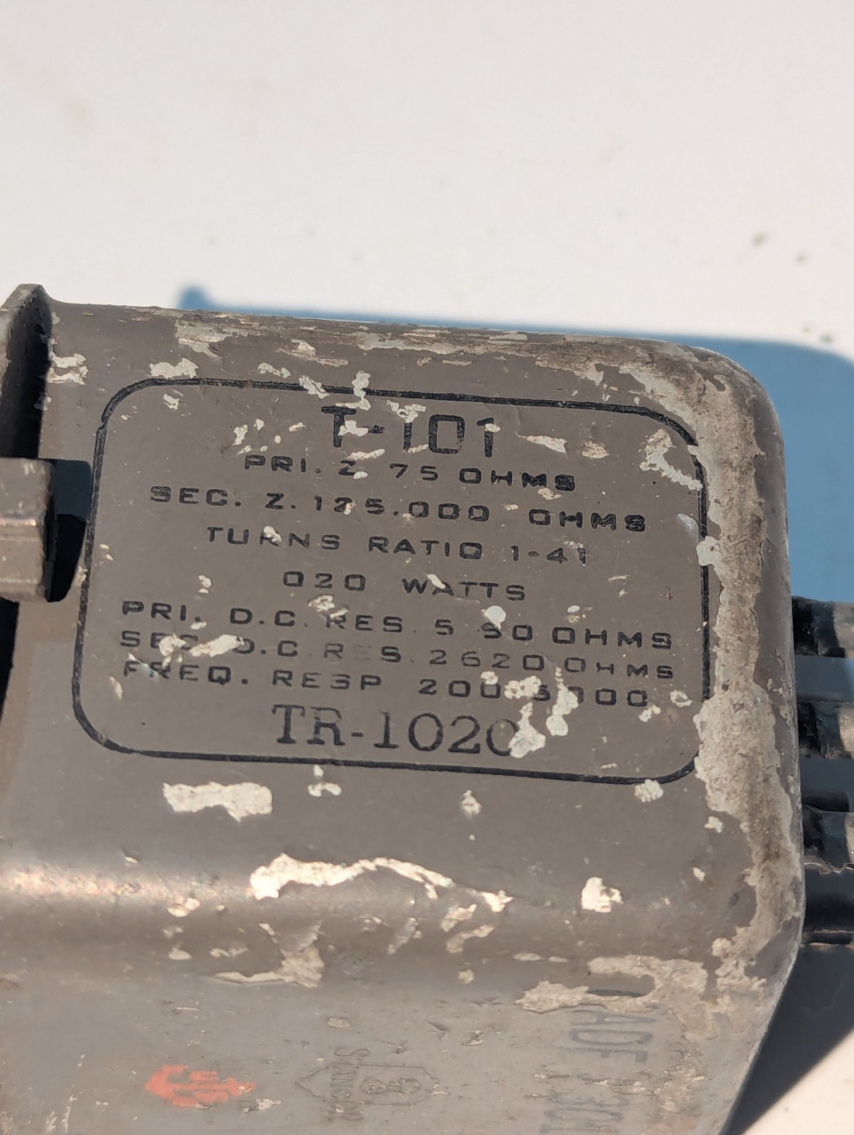 Stancor Audio Input Transformer for a Tube Amplifier