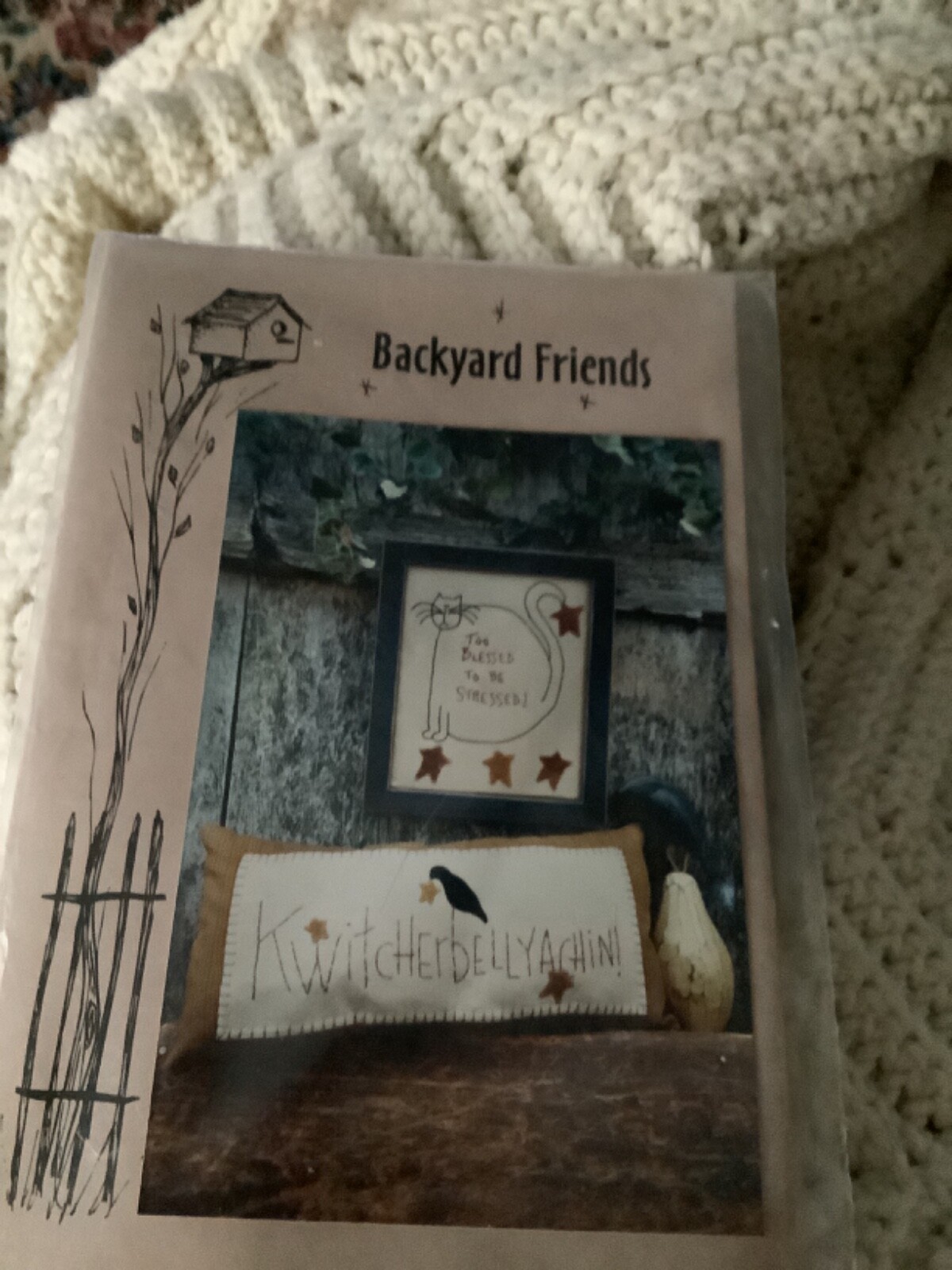 Backyard Friends Pattern More Silly Signs Stitcheries Cross Stitch Design