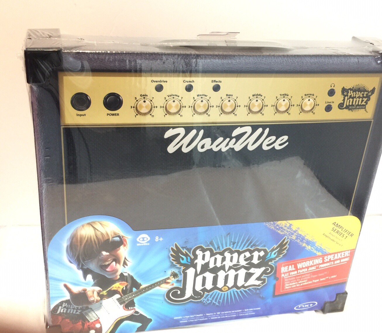 WowWee Paper Jamz Guitar Amp Toy Series 1 Integrated Line In Jack New