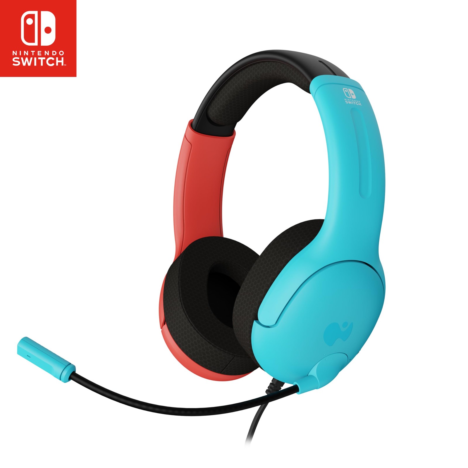 PDP Gaming LVL40 Airlite Stereo Headset for AIRLITE WIRED, Blue & Red