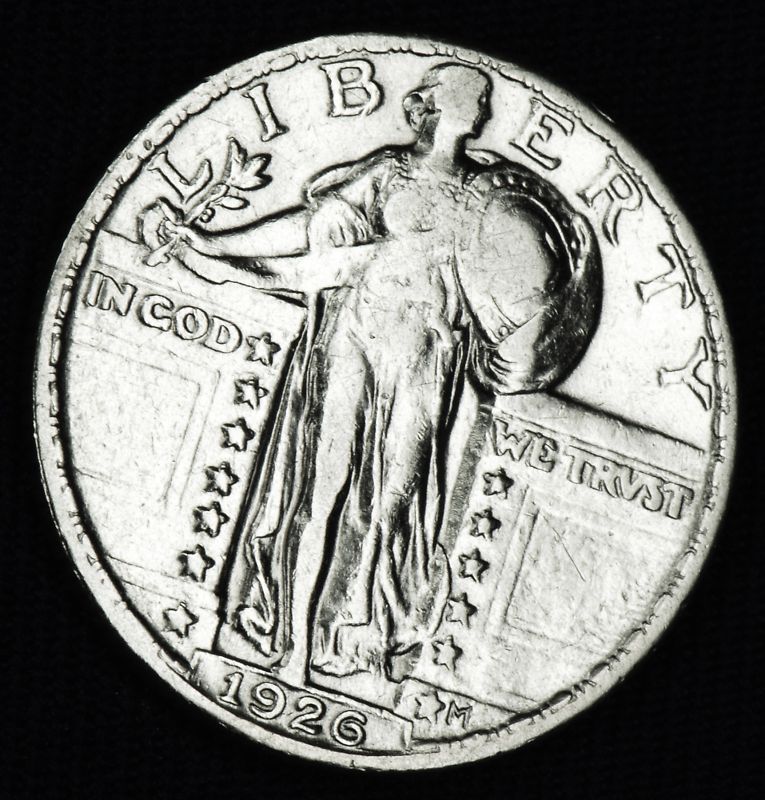 1926 Standing Liberty Quarter.   High Grade   (Inventory A)