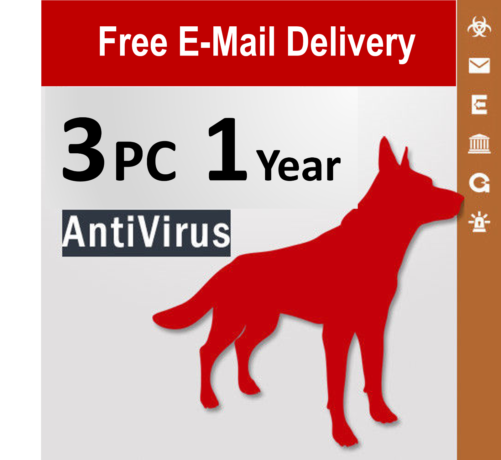 G Data AntiVirus 2024, Full Version GDATA, 3 PC, 1 Year