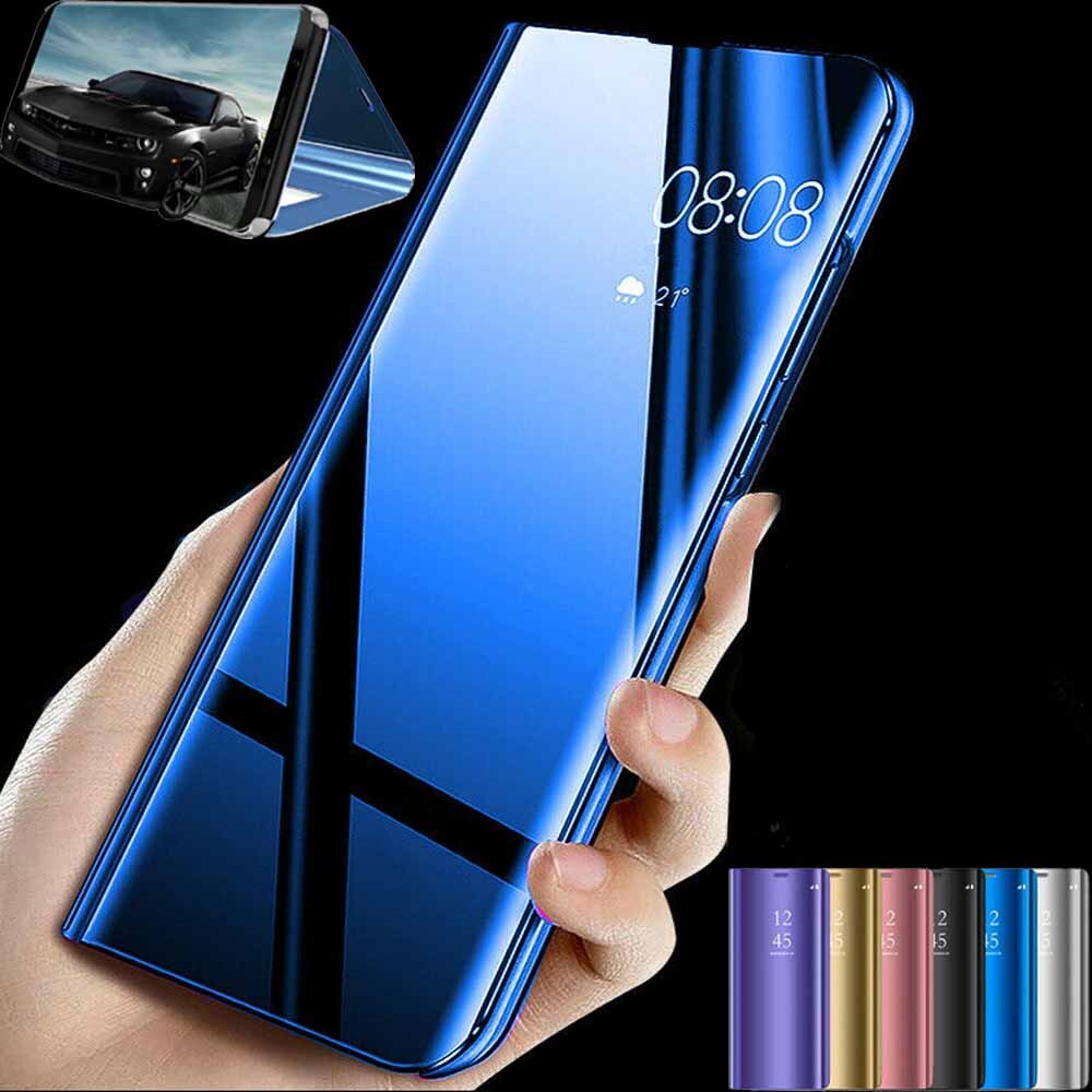 For Samsung A25 A15 A35 A55 A14 A34 A54 S24 5G Smart Mirror View Flip Case Cover