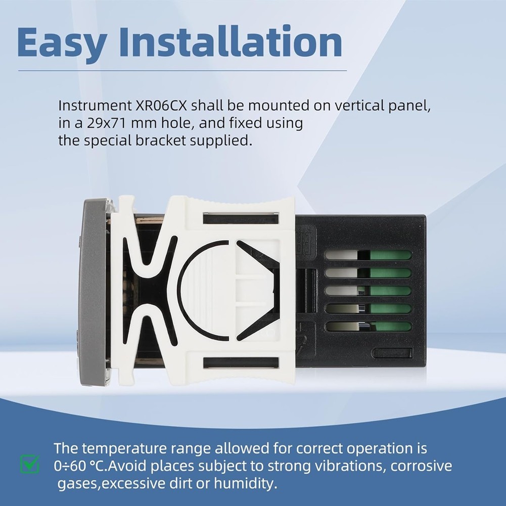XR06CX-4N1F1 Temperature Controllers, Programmable Digital Thermostat with2937