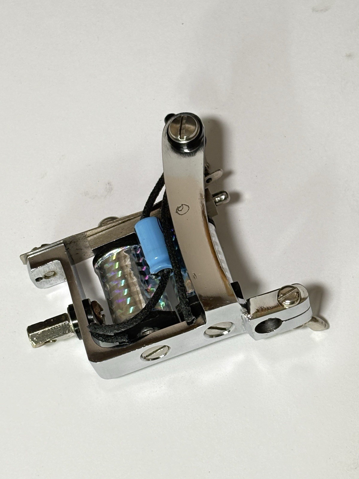 Vintage Spaulding & Rogers Chrome “FLAT SIDE” Lightweight Tattoo Machine