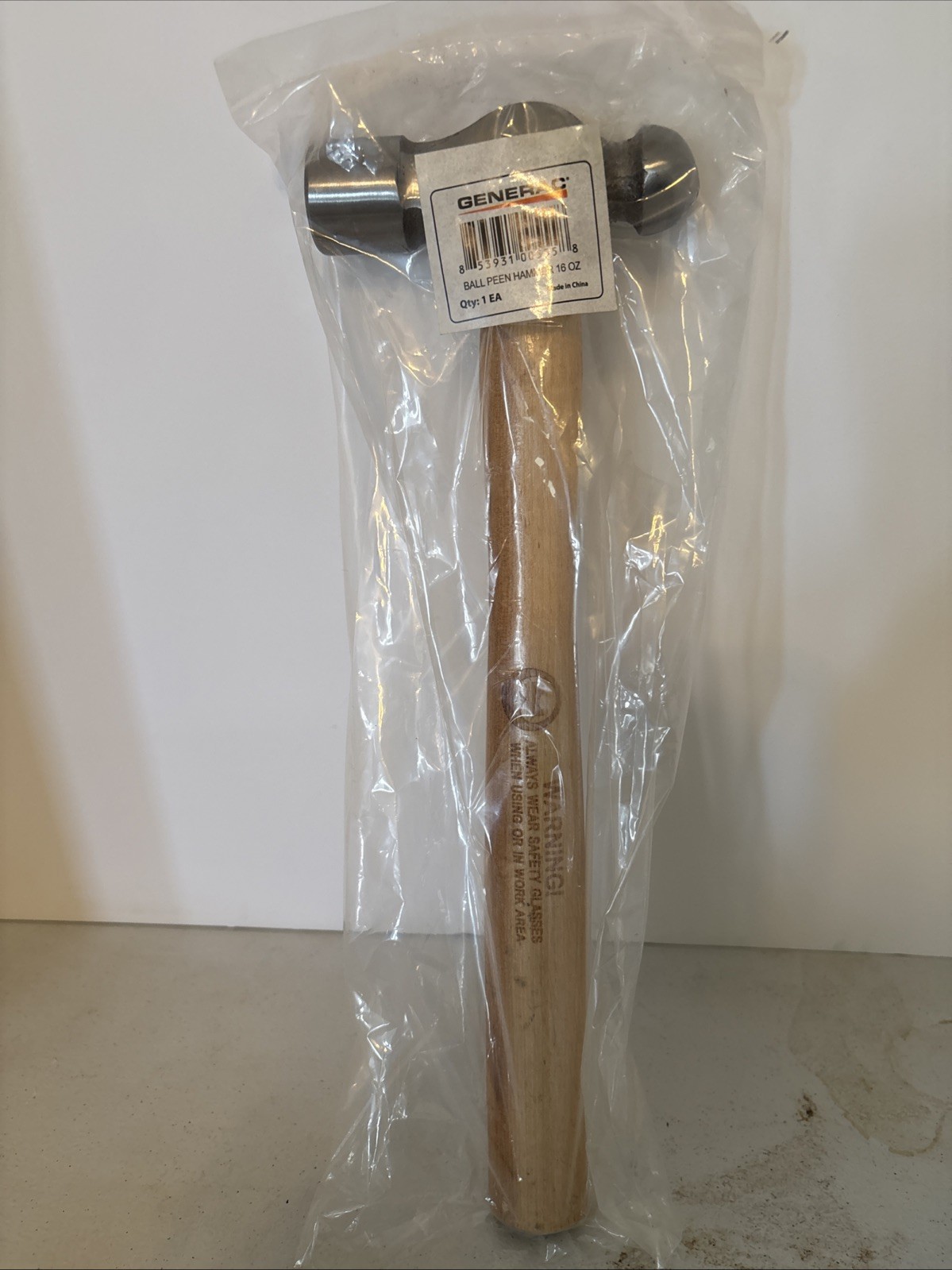 Generac Tools, 16oz Ball Peen Hammer