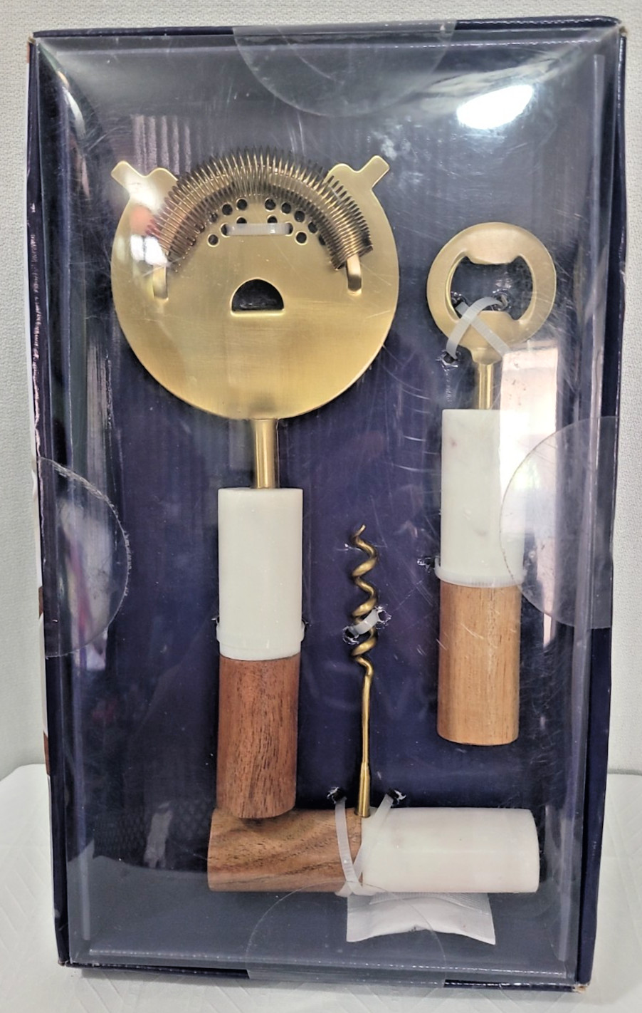Simple Dining 3 Pc Marble Bar Tool Set