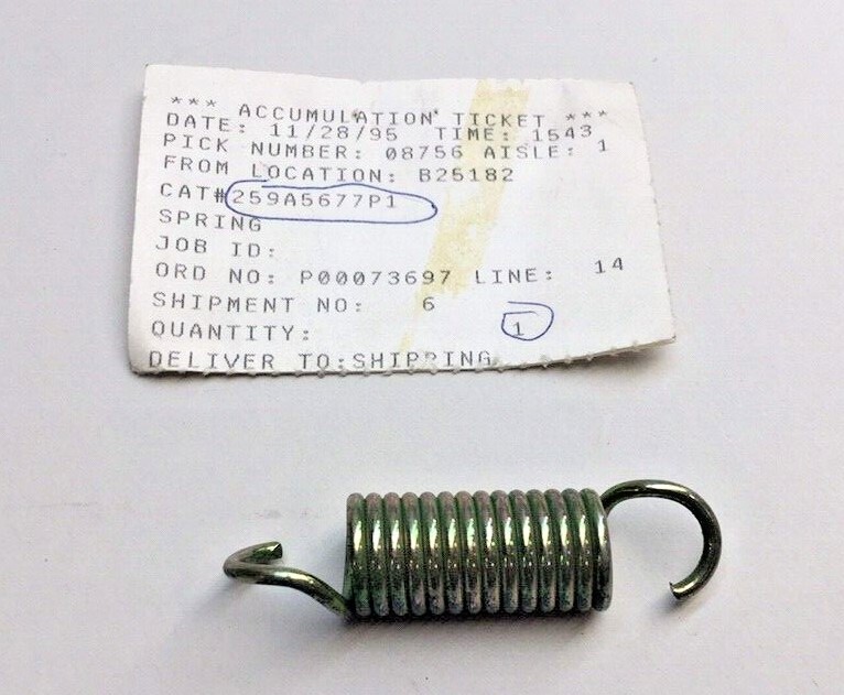 GE 259A5677P1 Tension Spring