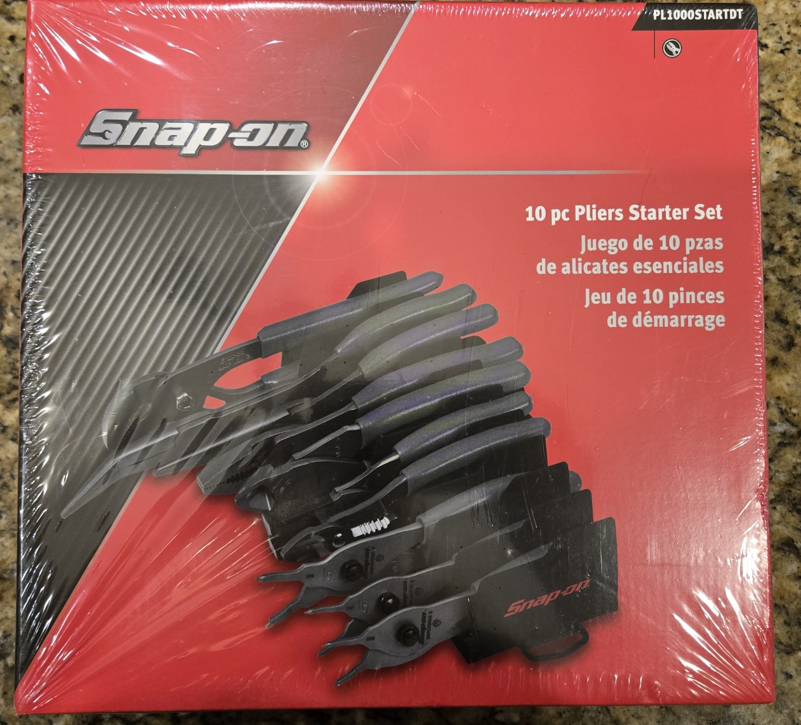 Snap-On™ PL1000STARTDT 10pc Pliers Starters Set Needle Nose Cutters Crimper