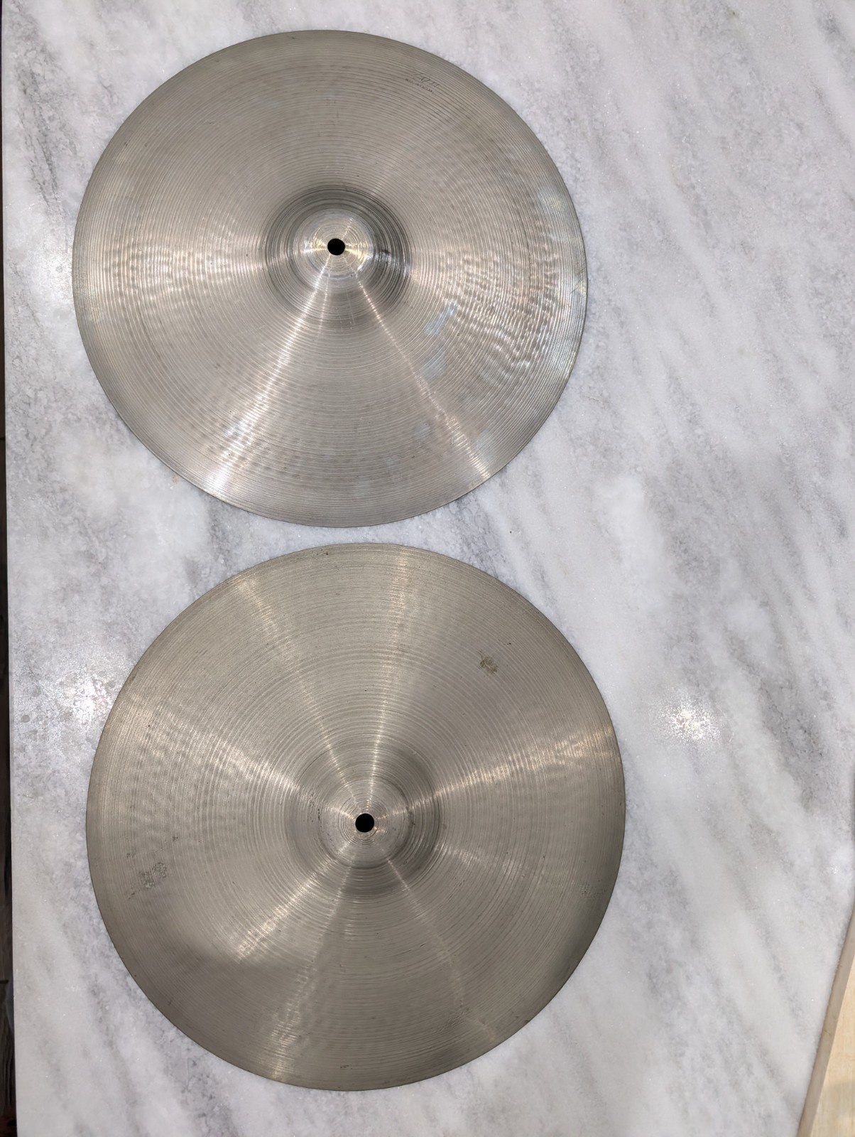 Vintage 14" Pair Zyn Cymbals'