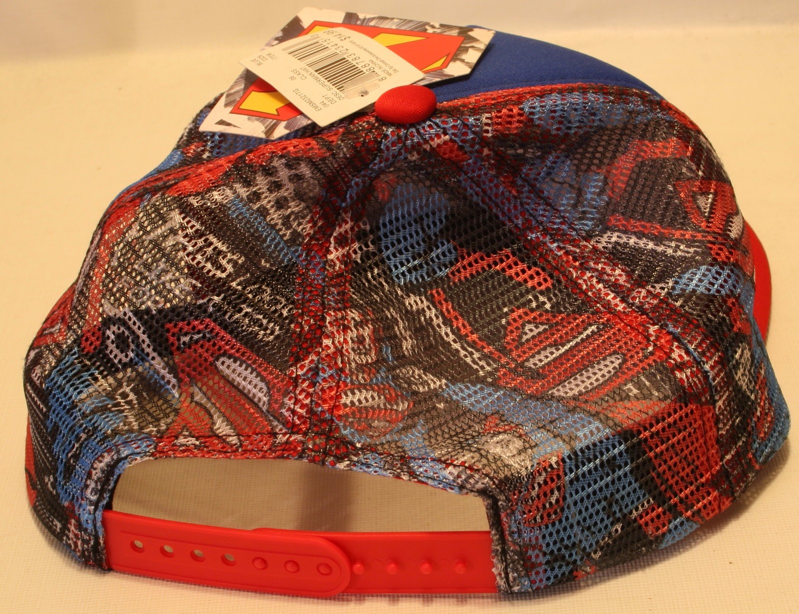 DC Comics Superman Hat Cap Warner Bros. Shield Logo New NWT