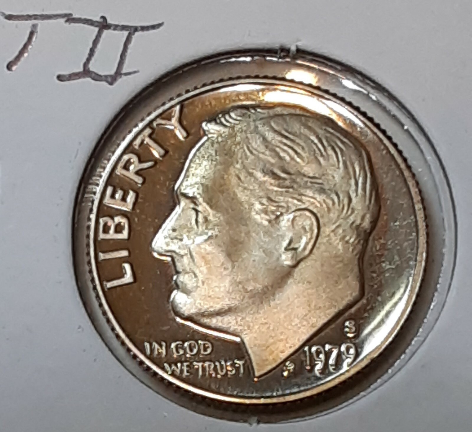 1979 Roosevelt Dime  S - PROOF - Type 2