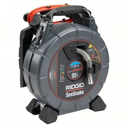 RIDGID SeeSnake microDRAIN 70023 Drain Inspection Camera Reel 65 ft WiFi 22mm