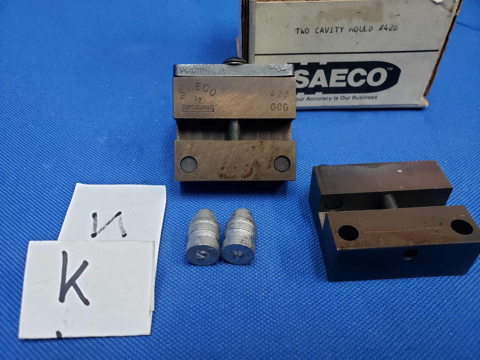 SAECO # 428 Bullet Mold 2 Cavity, 44 cal