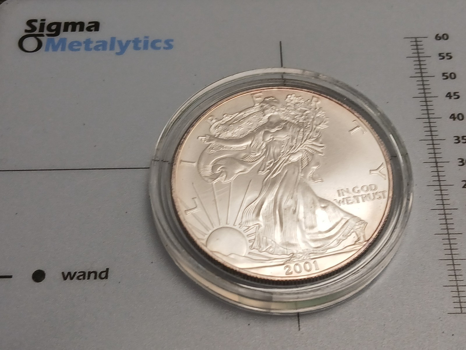 Silver 2001 1oz .999 American Eagle Silver Round T-69