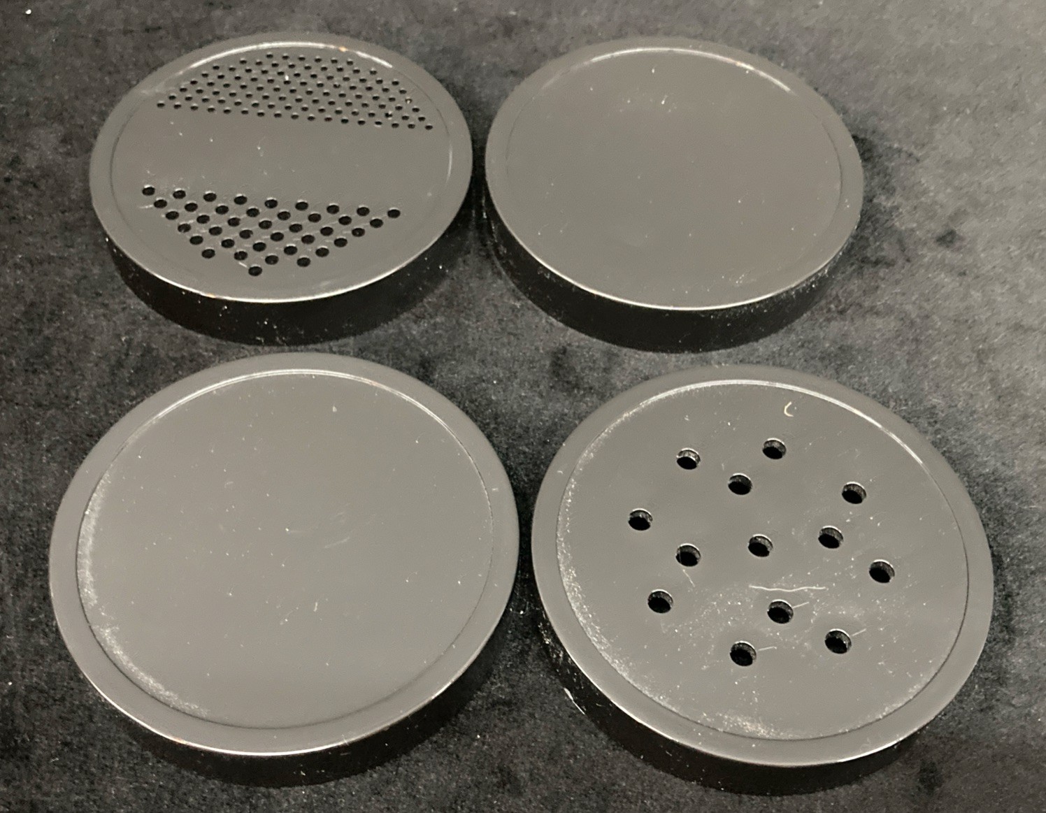 Magic Bullet Lids Replacement Parts Shaker, Steamer, Solid Set of 4