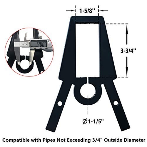 Heavy-Duty AR500 2x4 & Pipe Target Stand Bracket Kit | Target Hanger Holder Part