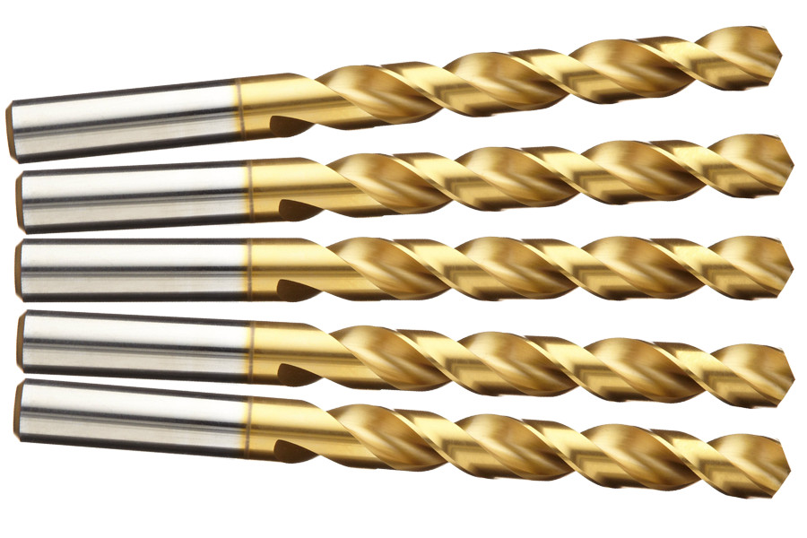 5 pcs. metalworking HSS-TIN twist drill set Ø 8.6-9 mm (0.1)