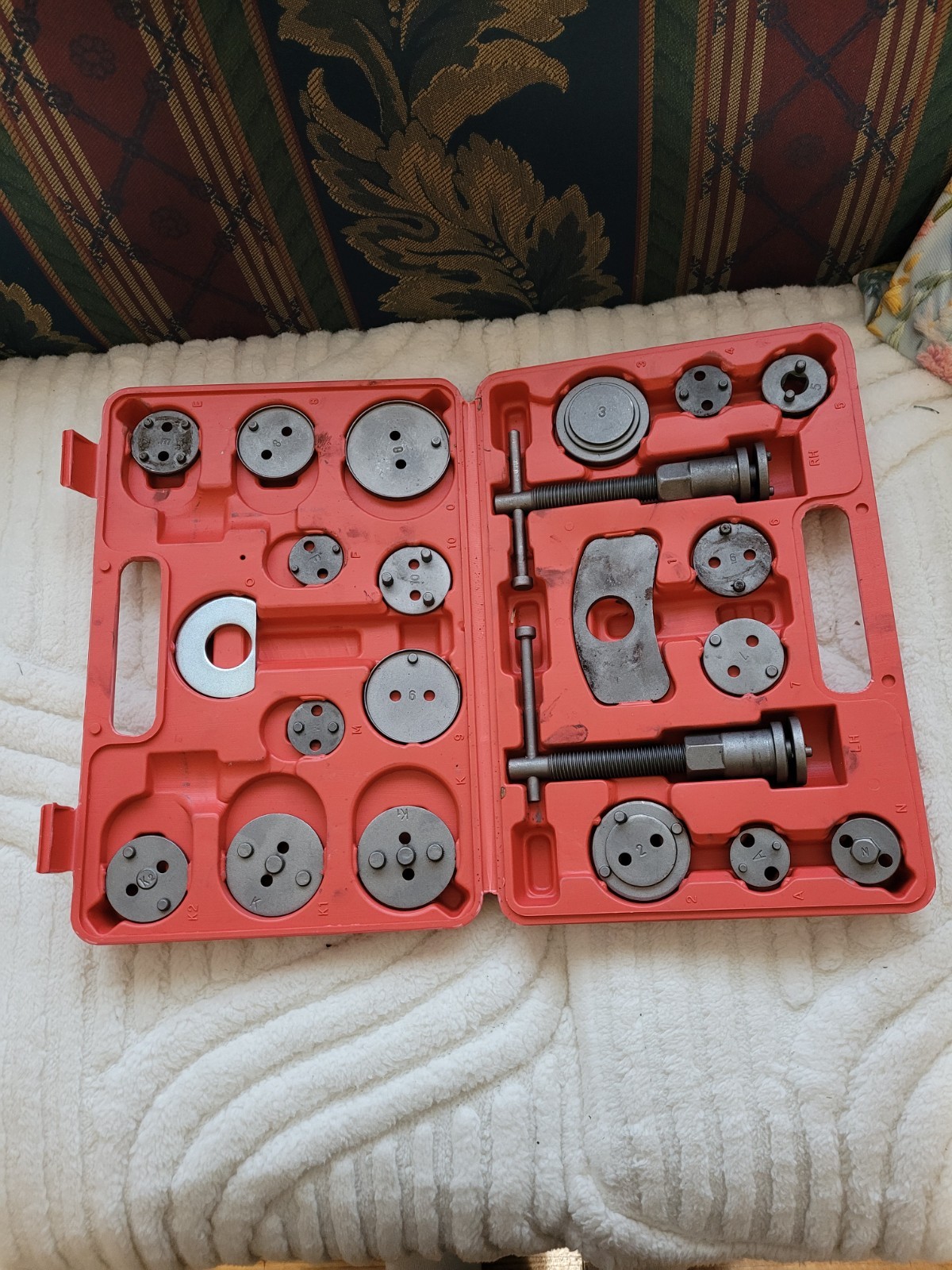 Heavy Duty Disc Brake Caliper Piston Compressor Tool Set & Wind Back Kit