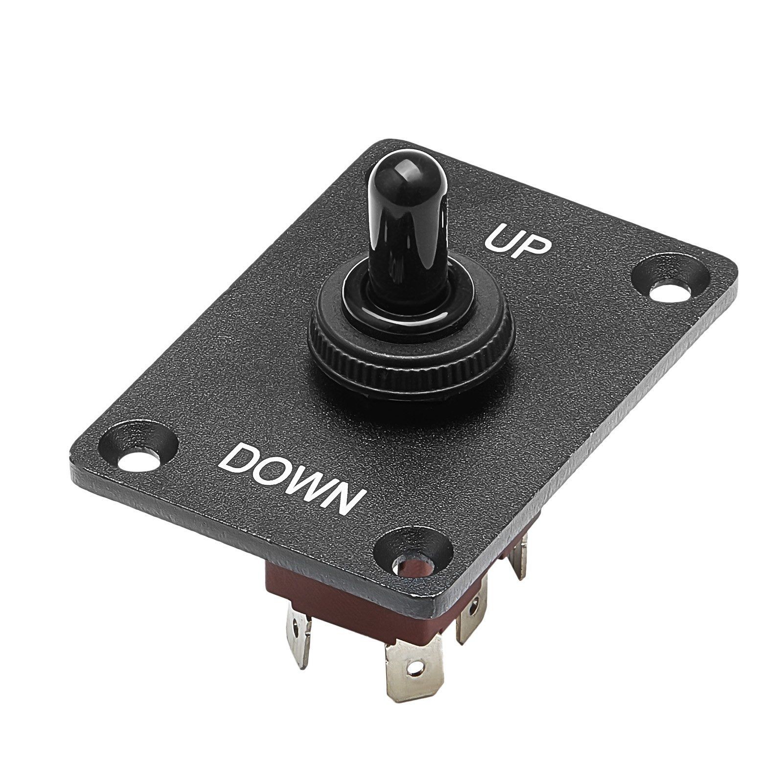 6-Pin Momentary DPDT Toggle Switch (ON)-OFF-(ON) 12V30A 250V15A Waterproof