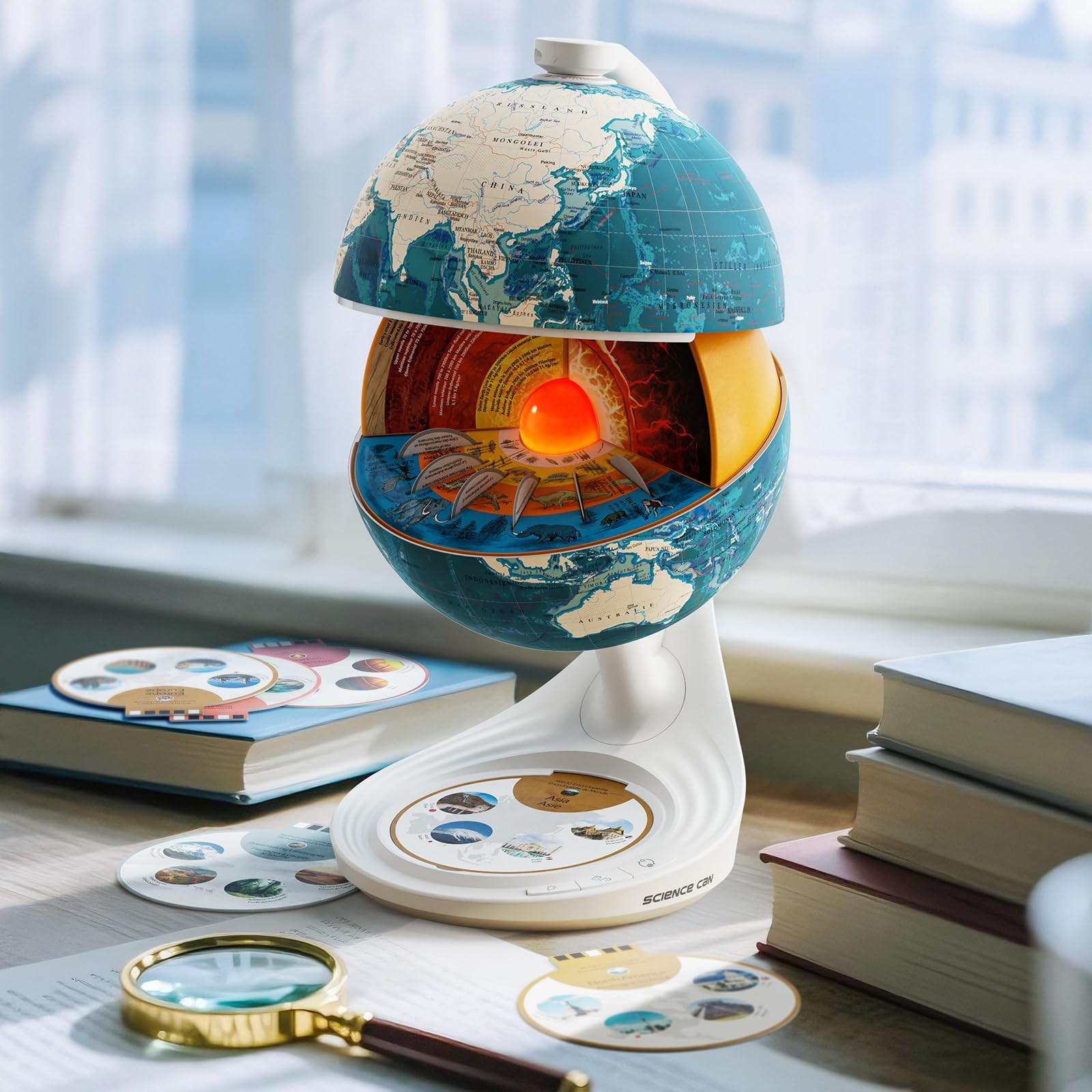 Globe for Kids, 8" Interactive Globe, STEM Toys for 5 Year Old