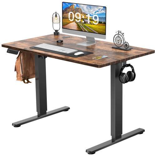 Electric Height Adjustable Standing Desk Laptop Home Office Study 40'' x 24"