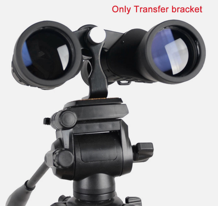 Universal Metal Tripod Adapter Mount Bracket Binoculars L-shape 1/4"-20 Threads