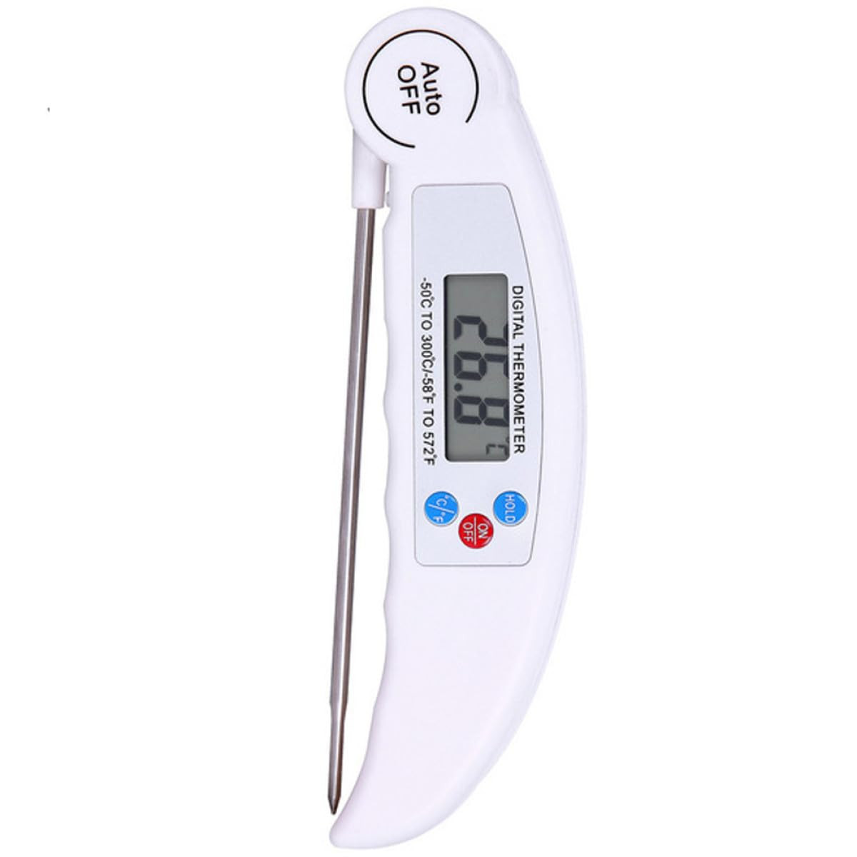 Folding Digital Meat Thermometer BBQ Probe Cooking Thermometer Kitchen Food Baki