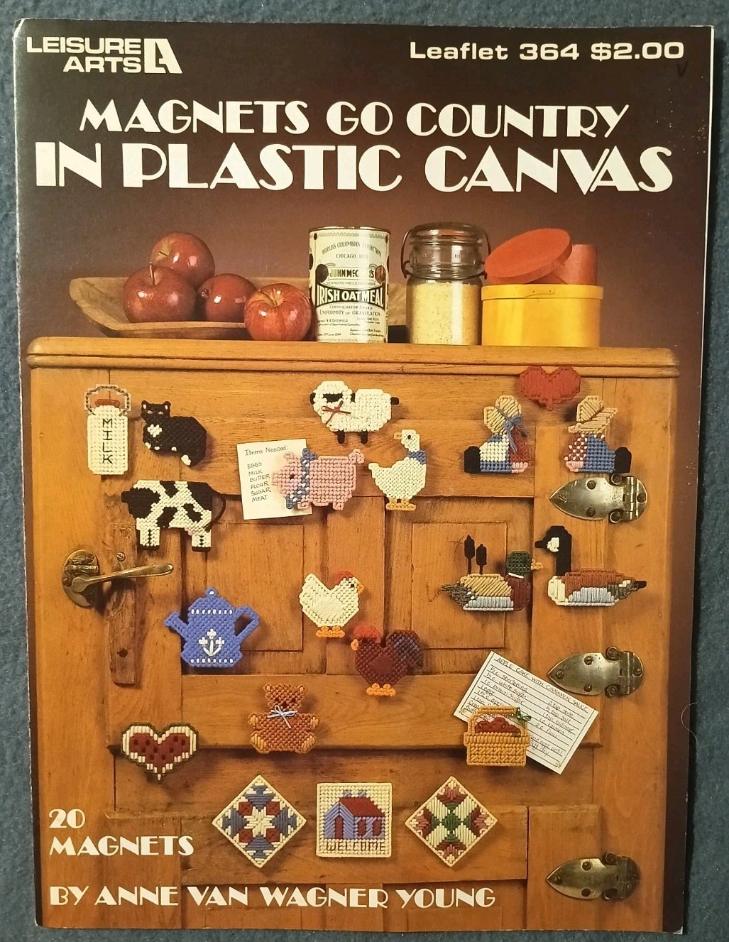 Magnets Go County In Plastic Canvas - Leisure Arts Leaflet #364