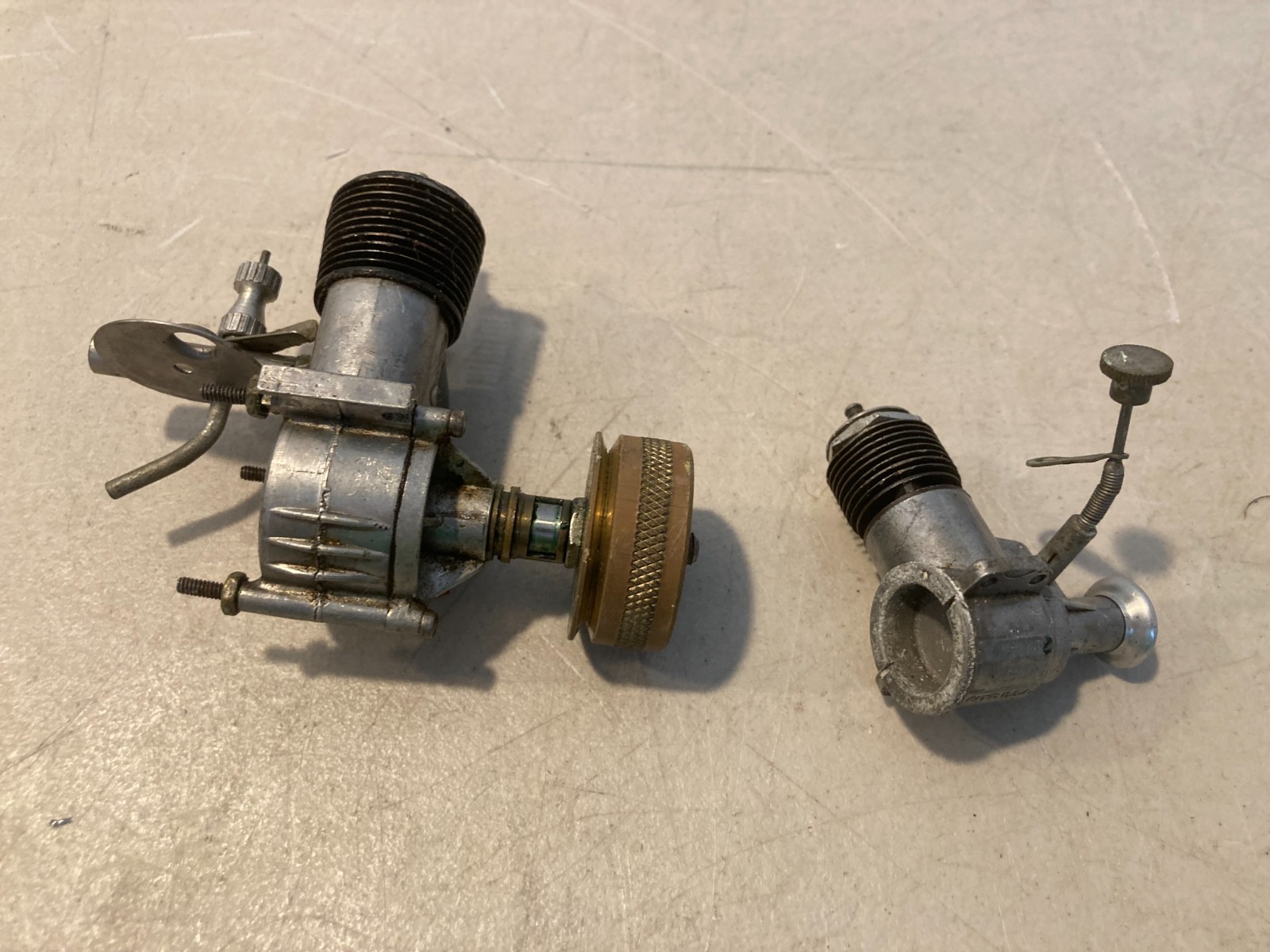 Vintage Lot of 2 Glow Plug Model Engines Ohlsson & Rice (O&R) & Other