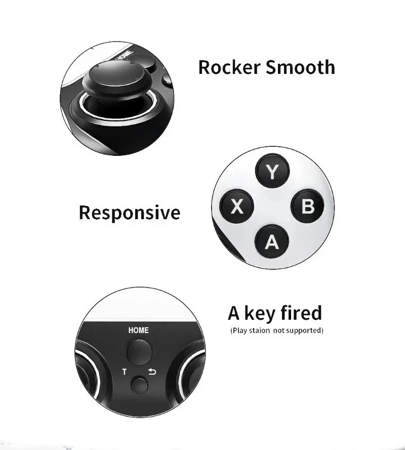 2.4G Wireless Video Game Controller for Smart TV PC PS2 PS3 PS4 Android Phone