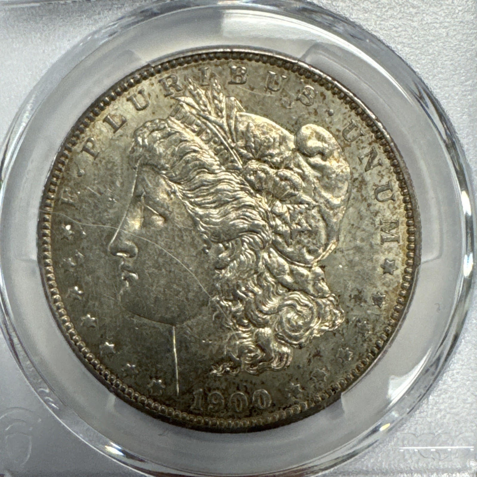 1900-S $1 Morgan Silver Dollar PCGS AU58