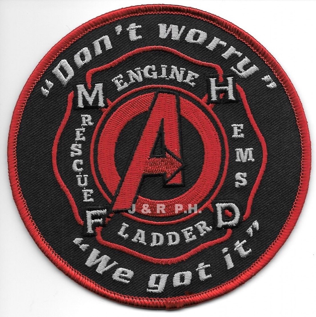 Mint Hill Fire Dept., North Carolina  (4.5" round size) fire patch