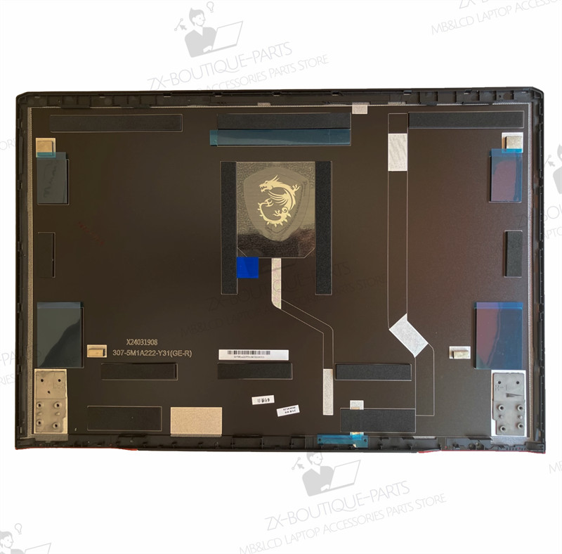 New For MSI GE68 GE68HX MS-15M2 LCD Back Cover Top Case