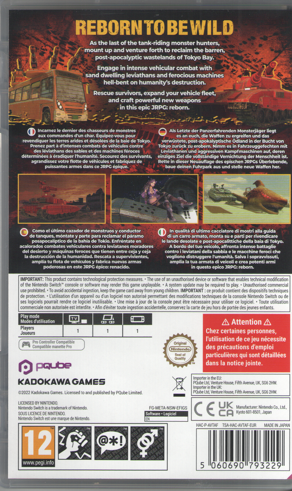 Metal Max Xeno Reborn for Nintendo Switch