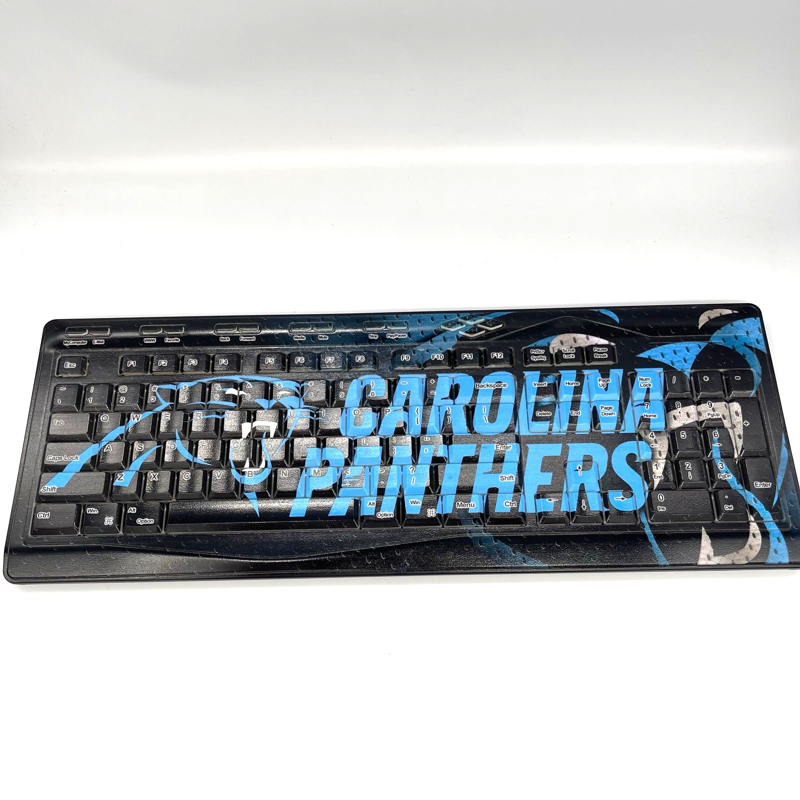 Keyscaper 510W Carolina Panthers Wireless USB Keyboard