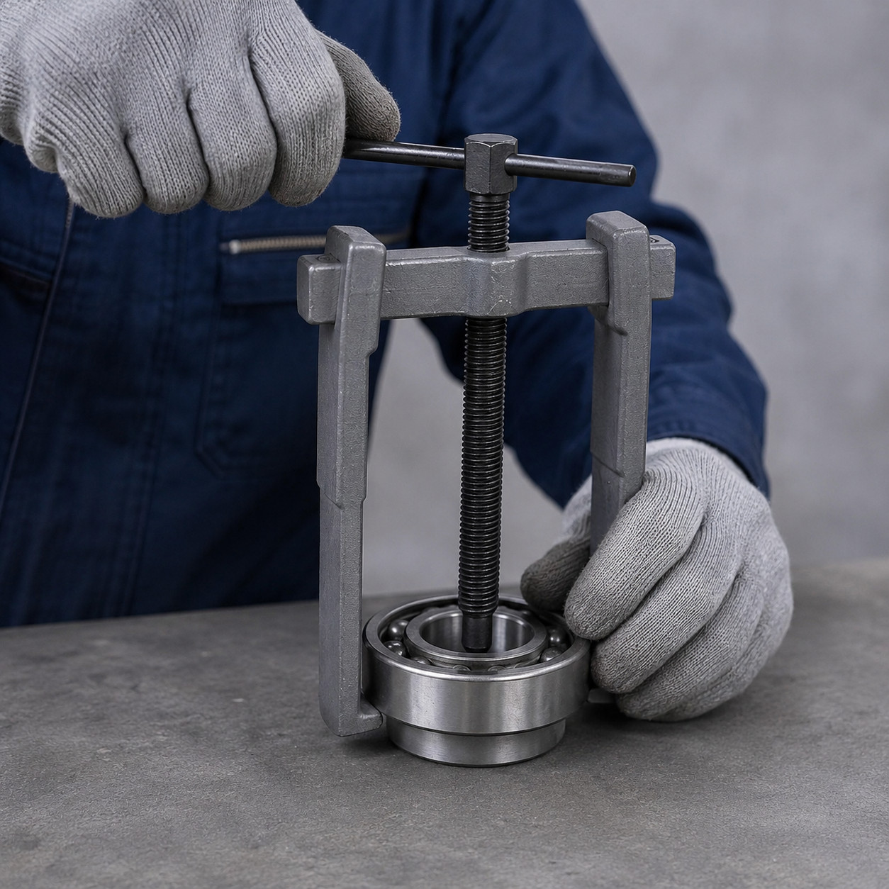 Adjustable Pulling Tool for Installing and Removing Gears Bearings and Hubs