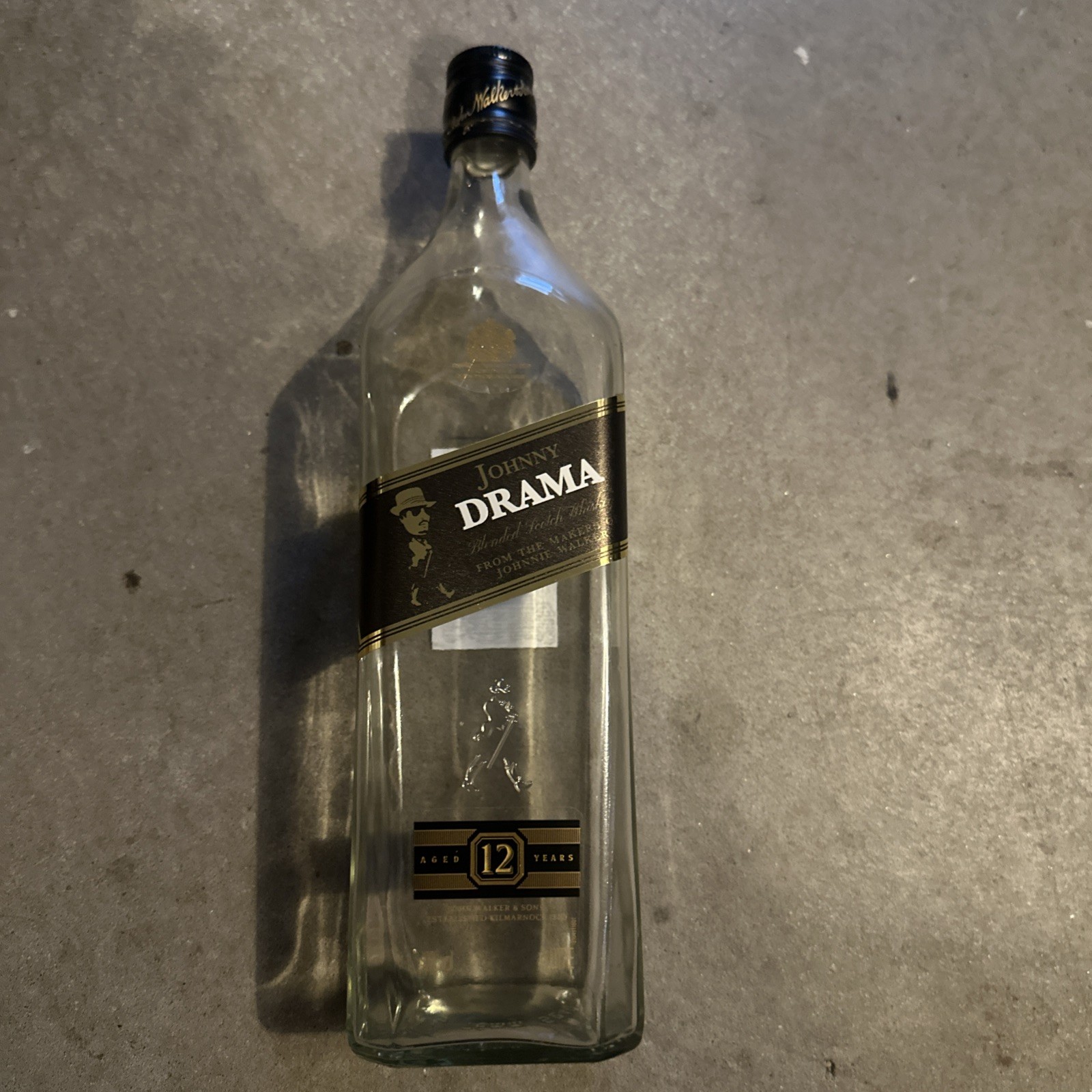 Johnny Drama Liquor Bottle Inspired By Entourage