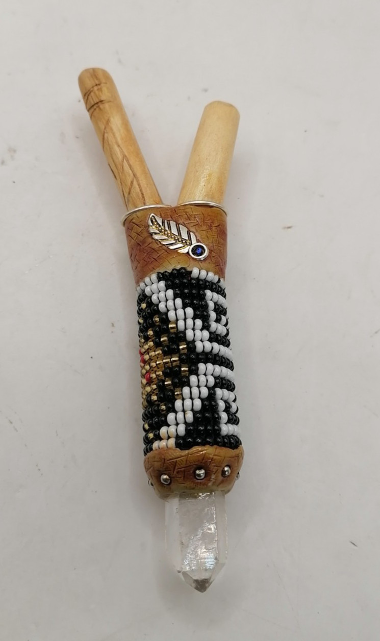 Peruvian Kuripe Unisex Handmade Chonta Wood Multicolored Beads