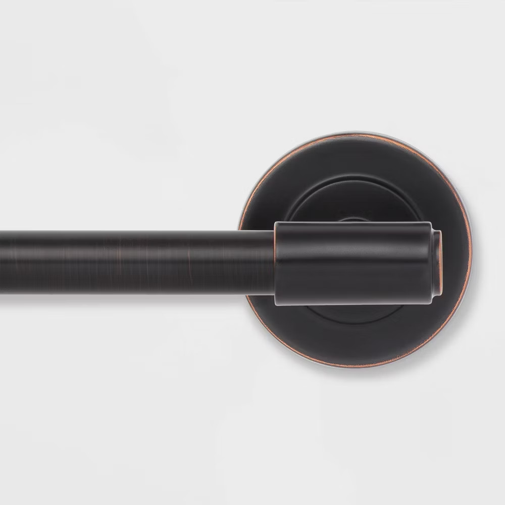 3pc Clean Bath Hardware Set Oil Rubbed Bronze - Threshold: Zinc &