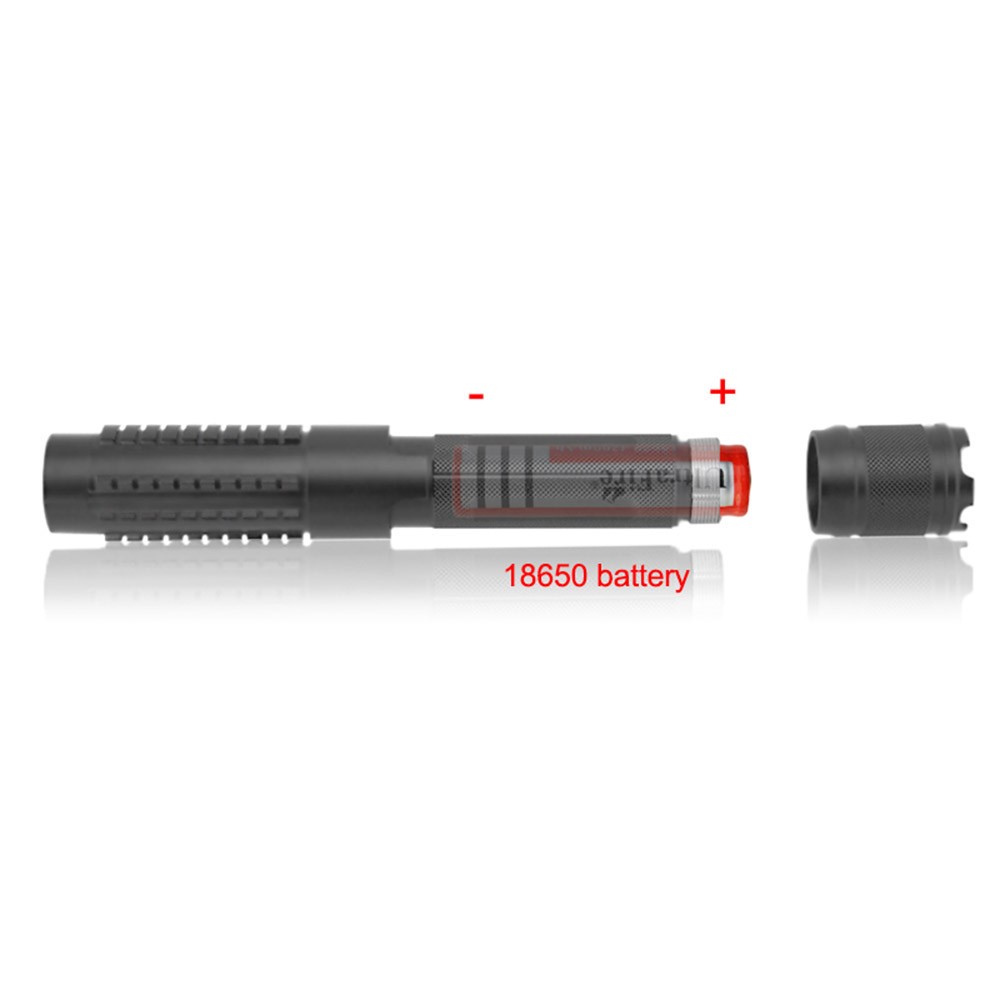 LMX6G Adjustable Focus GR Laser Pointer 520nm Visible Beam Light Charger+Case