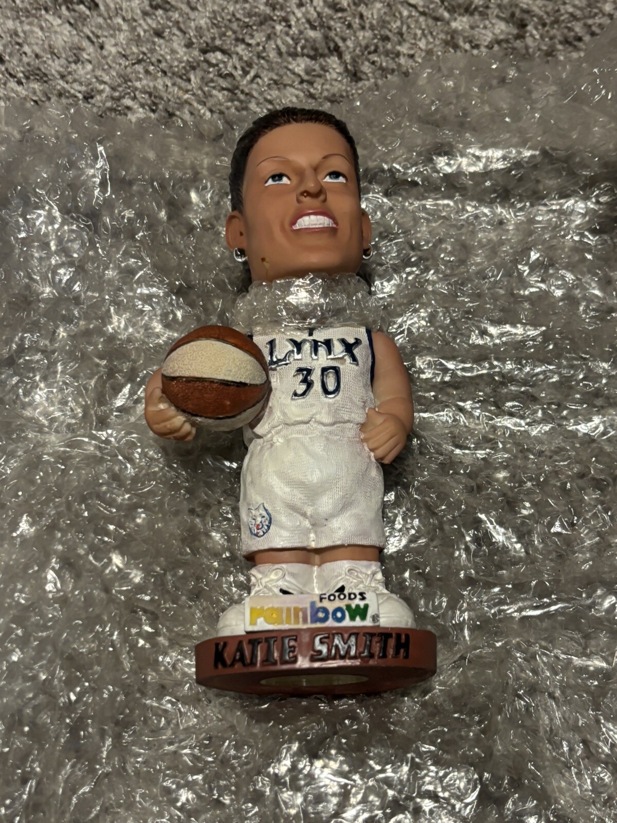 New KATIE SMITH Minnesota Lynx WNBA Bobblehead Alexander Global AGP SGA