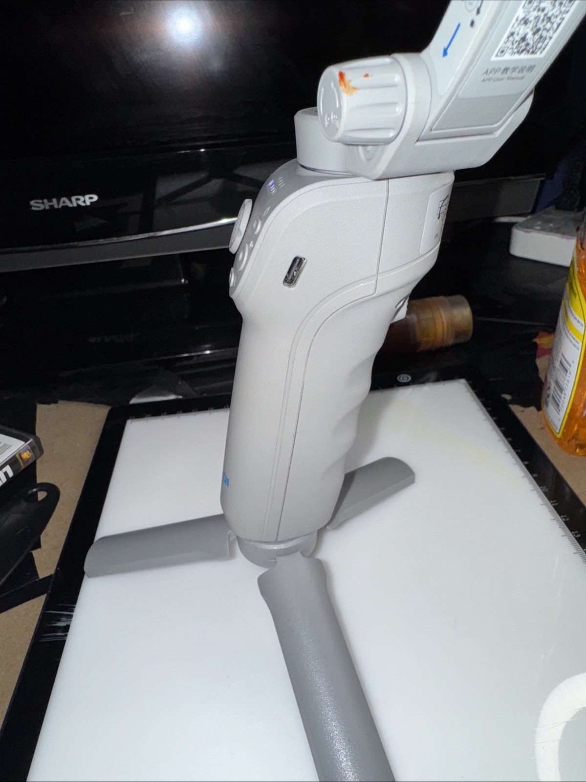 Gimbal Stabilizer for Smartphone, iPhone Gimbal w/Focus Wheel Face/Object …..