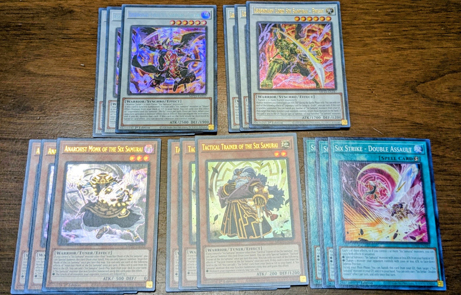 Six Samurai Deck Core *15 Cards* Yugioh! Mega Tins 2025