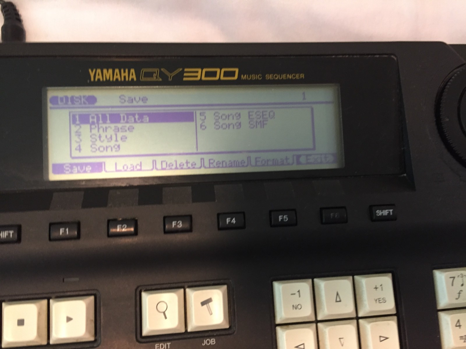 Yamaha QY300 Music Sequencer Rhythm Machine Sound Module WORKS- DISC DRIVE ISSUE